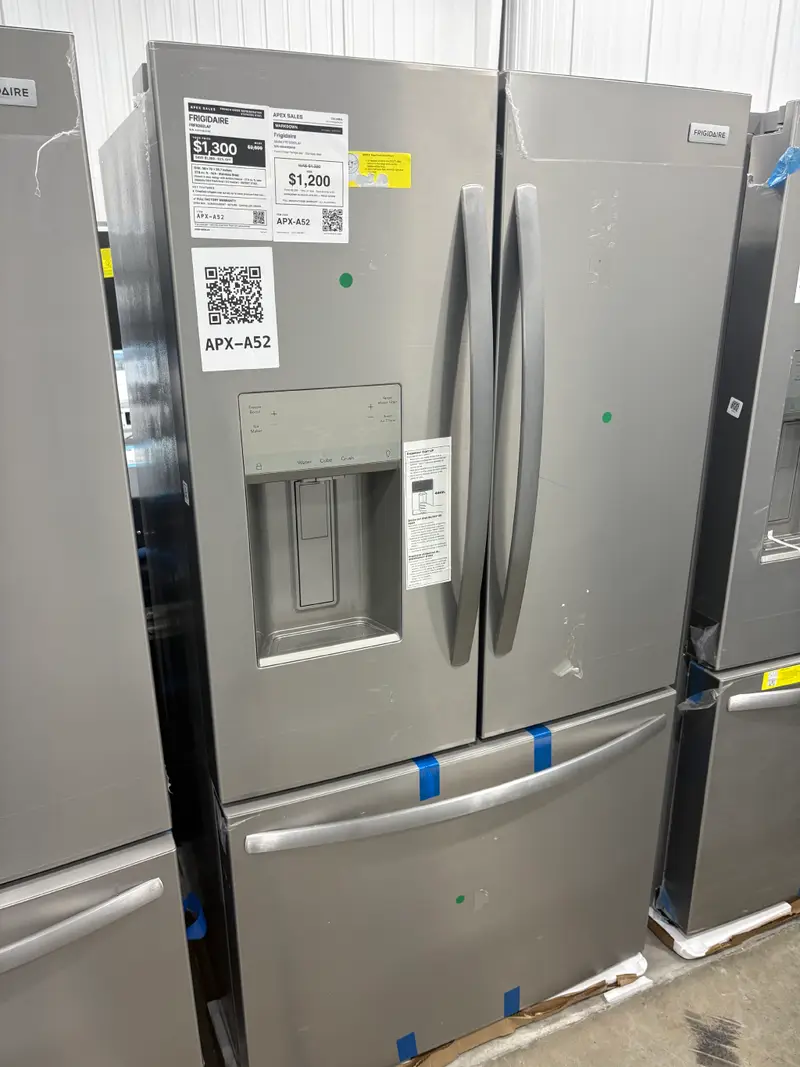 APX-A43 — Frigidaire FRFS282LAF French Door Refrigerator, Stainless Steel, front — Columbia