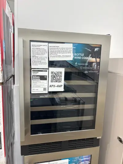 APX-AWP — Hisense HWS054N6SS Wine Cooler, Stainless Steel, front — Columbia