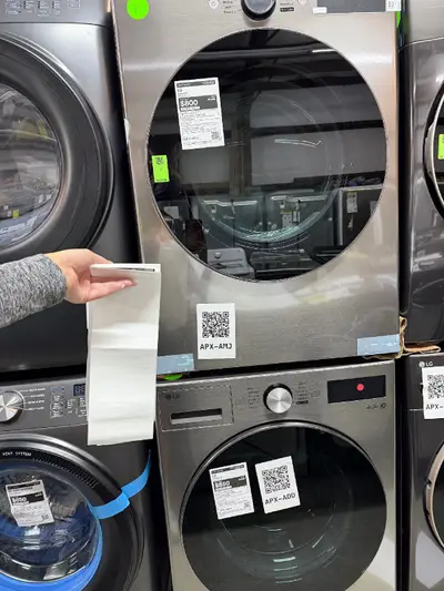 APX-ADD — LG WM5800HVA Front Load Washer, Graphite Steel, front — Jefferson City